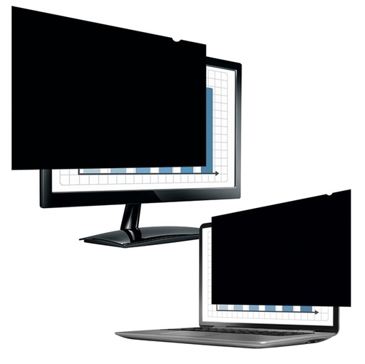 [D86821] Filtro privacy PrivaScreen per laptop/monitor 12.5"/31.75cm f.to 16:9 Fellowes