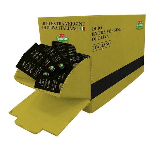 [D86877] 100 bustine monodose Olio extra vergine d'oliva italiano da 10ml - Viander