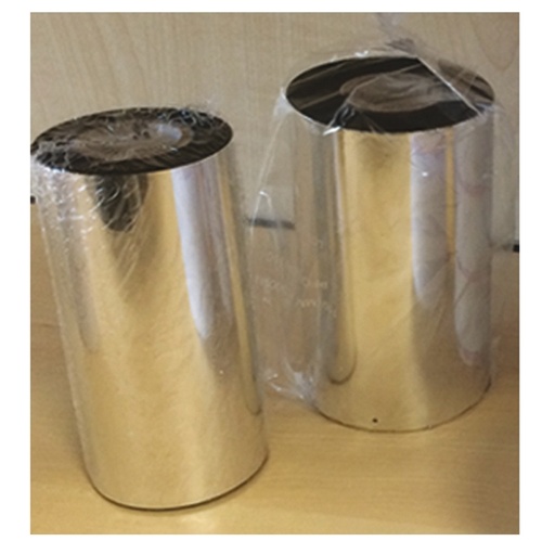 [D87086] Nastro carbonato x etichette a Trasferimento Termico f.to 65mm x 300m Printex
