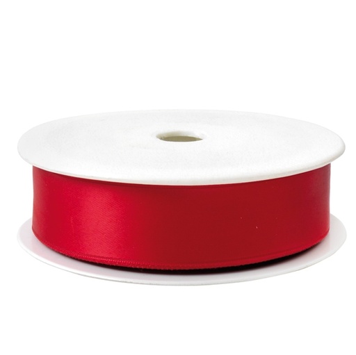 [D88248] Nastro doppio raso 25mmx25mt colore rosso 35 Brizzolari