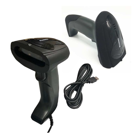 [D88439] Lettore barcode 2D - nero con filo - LS-1200 Titanium