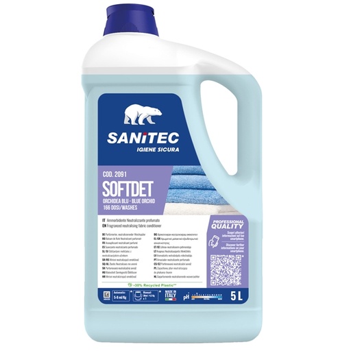 [D88890] Ammorbidente Softdet Orchidea blu 5Lt Sanitec