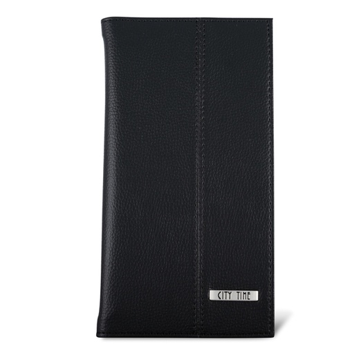 [D89106] Portabiglietti da visita Professional 12,5x23,5cm nero Niji