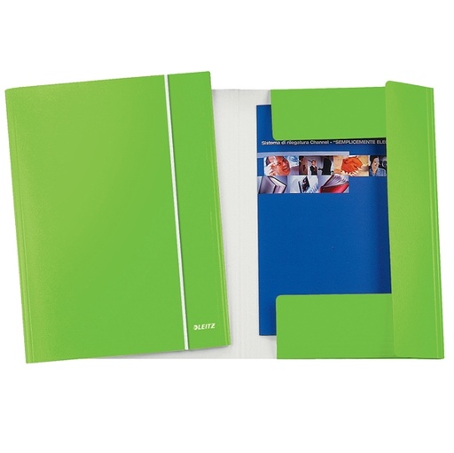 [D89321] Cartellina c/elastico WOW verde lime 25X35cm