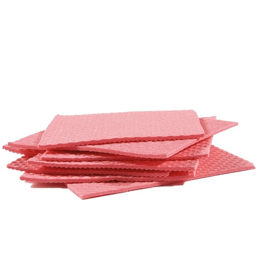 [D89415] Pack 10 Pannospugna Aquos rosso PERFETTO