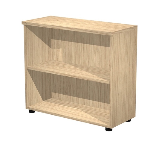 [D89567] Armadio modulare basso a giorno 90x44cm - H85cm Rovere
