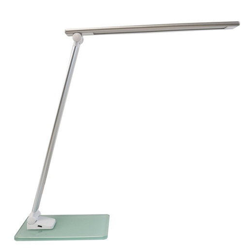 [D89702] Lampada da tavolo Popy Led 6W alluminio/vetro Unilux