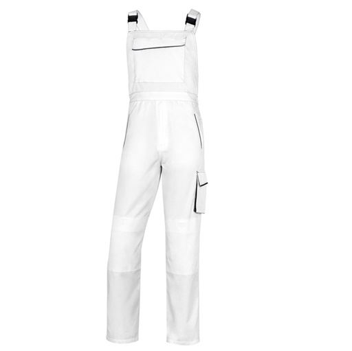 [D89922] Salopette da lavoro Panostyle M6SAL bianco/grigio Tg. L