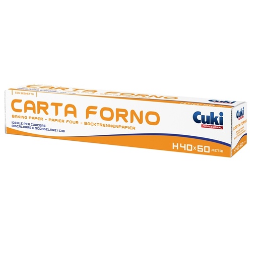 [D90016] Roll carta forno 400mmX50m Cuki Professional
