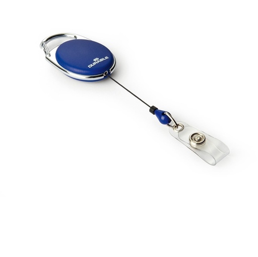 [D90050] 10 Chiocciole YO-YO Style Blu con filo retrattile x portabadge Durable