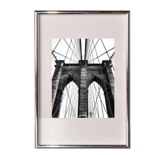 [D90072] Cornice in PVC e crilex A4 argento Methodo