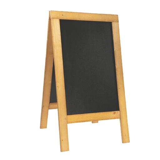 [D90141] Lavagna Nature 131x72,7x72cm legno naturale SANDWICH Securit