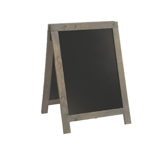[D90144] Lavagna Nature 85x54,5x44cm legno grigio SANDWICH Securit