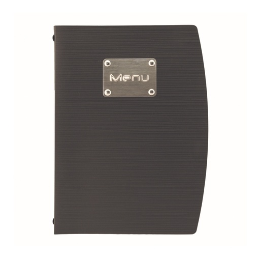 [D90145] Portamenu' A5-18x23,5cm Nero RIO con 1 INSERTO DOPPIO