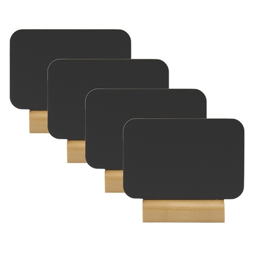 [D90157] Set 4 mini lavagne segnaposto 7,5x9cm Securit