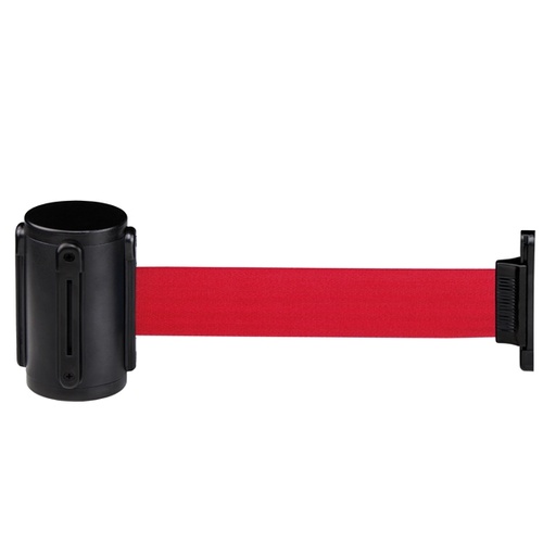 [D90160] Segnapercorso murale Nero con nastro 200cm Rosso Alfa Mural