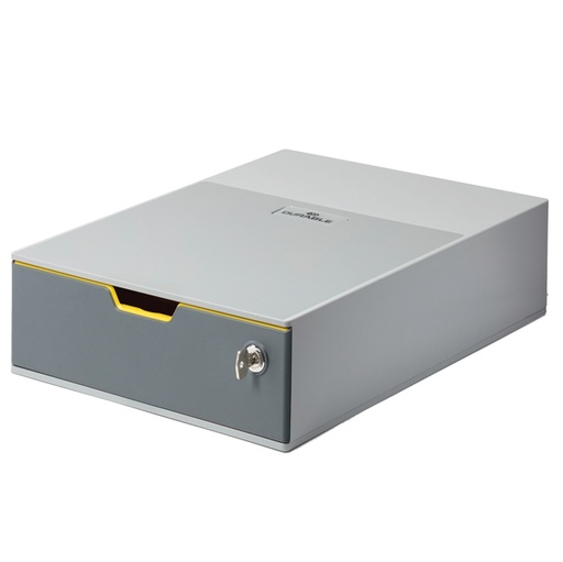 [D90203] Cassettiera 1 cassetto colorato Varicolor1SAFE grigio Durable