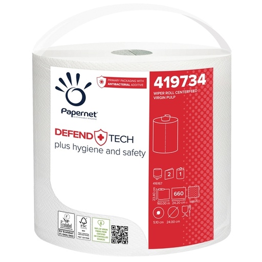 [D90573] Bobina industriale Defend Tech 660 strappi con formula antibatterica