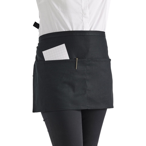 [D91112] Paranza in cotone poliestere color nera Leone