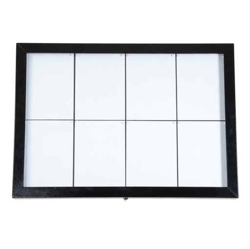 [D91589] ESPOSITORE A LED 8xA4 PER ESTERNI Securit