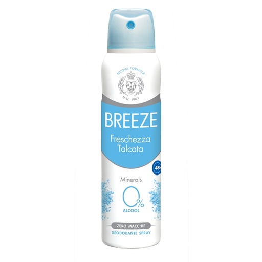 [D91612] Spray deodorante Freschezza talcata Breeze 150ml