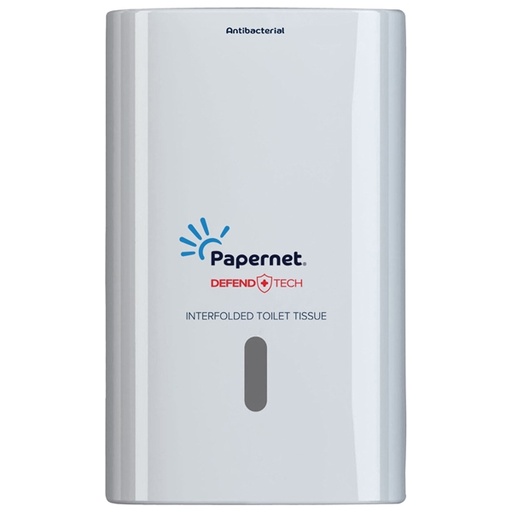 [D91812] Dispenser Antibatterico Defend tech Carta Igienica Interfogliata