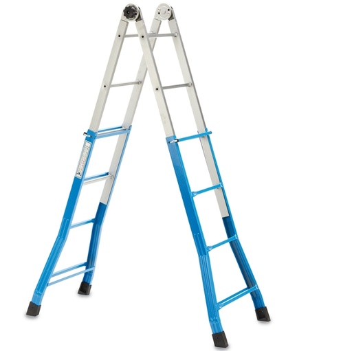 [D91854] Scala Everest 4+4 telescopica in acciaio