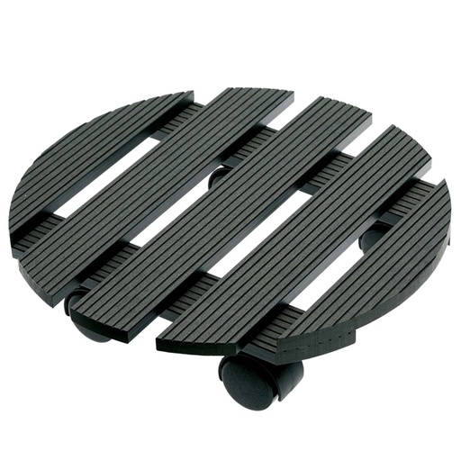 [D91936] Trolley portavaso in WPC idrorepellente diam. 30cm
