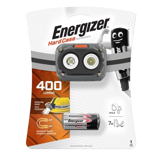 [D92184] Torcia HardCase Professional Magnetic Headlight Energizer