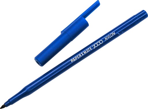 [030012] Pennarello Punta MEDIA Nylon BLU Pz.12