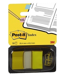 [050135] POST-IT INDEX 680-5 MM 25,4X43,2 GIALLO