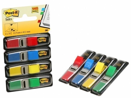 [050176] MEMO POST-IT INDEX MINISET 683-4 4 COLORI SEGNAPAGINE