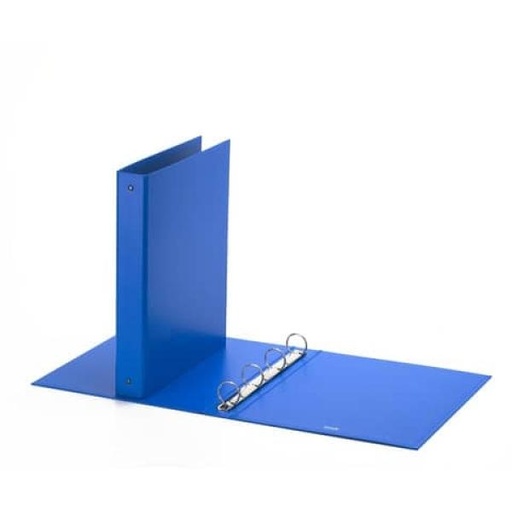 [110107] Raccoglitore a 4 Anelli EUROPA - F.to 22x30  D.so 30mm - AZZURRO