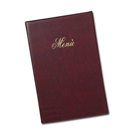 [120024] PORTAMENU' in PVC espanso Marrone