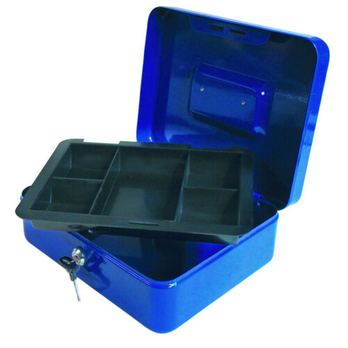 [130059] CASSETTA PORTAVALORI  20x16x7 BLU