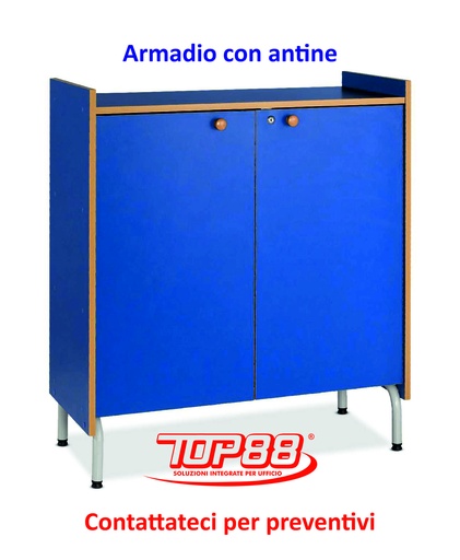 [170004] ARMADIO con ANTINE INFANZIA dim. 94x40x105h. vari colori