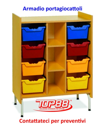 [170010] ARMADIO PORTAGIOCATTOLI INFANZIA dim. 94x40x105h. vari colori