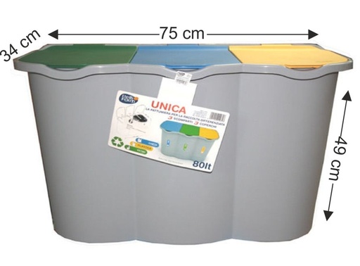 [170013] BF CONTENITORE RACC. DIFFERENZ. 3SCOMP.