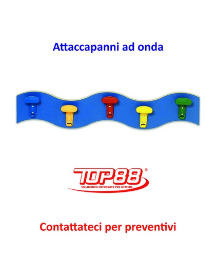 [170093] ATTACCAPANNI a ONDA INFANZIA dim. 90X20 vari colori