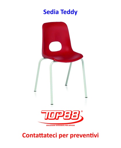 [170173] SEDIA TEDDY - DIM.38X35X46HS/80HT - VARI COLORI