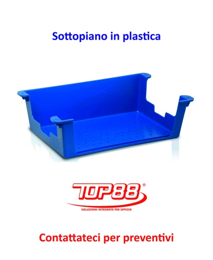 [170174] SISTEMA SOTTOBANCO IN PLASTICA RESISTENTE PPL - COLORE BLU