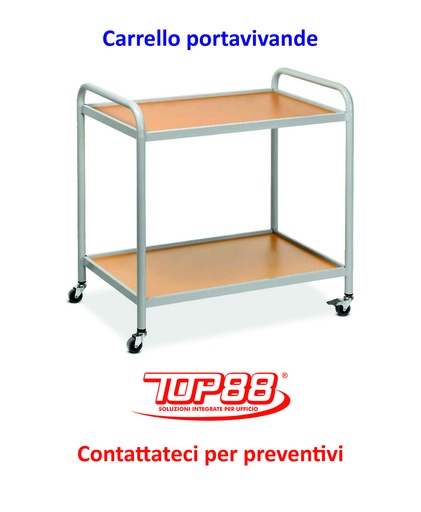 [171350] CARRELLO PORTAVIVANDE dim. 80x50x7h. - vari colori