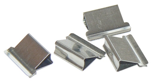 [200007] CLIP in Acciaio x FERMAFOGLI IRON Pz.50 (fino a 30Fg.) -