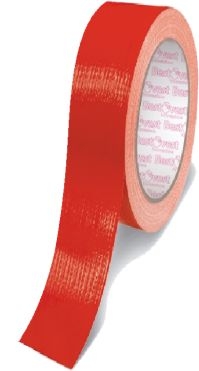 [220139] Nastro adesivo TELATO mm. 38x25 M. ROSSO