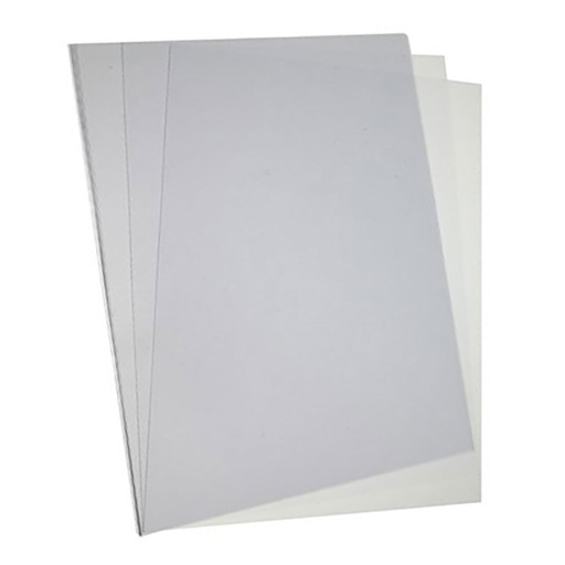 [270327] Foglio Trasparente Acetato CRISTALLO A4 Pz.10 CARL per rilegature d'Elite