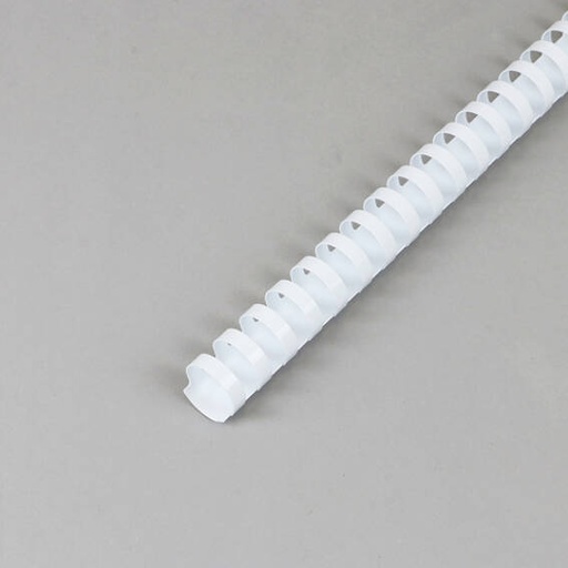 [280141] DORSI PLASTICI x RILEGATRICE  22mm.  BIANCO