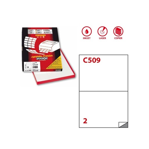 [300218] Etichette Laser mm 210x148 Cf.100 Fg. = 200 ETICH.