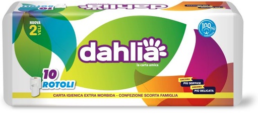 [470051A] db CARTA IGIENICA SOFT ECO 10 Rotoli Pura Cellulosa 2 Veli