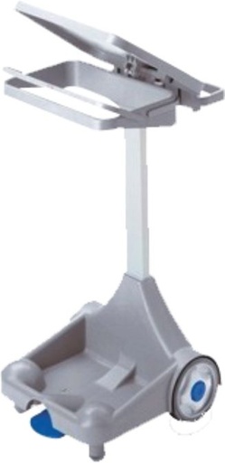 [470079] CARRELLO PORTARIFIUTI "X" IN POLIPROPILENE CON BASE 2 RUOTE E 2 PIEDINI