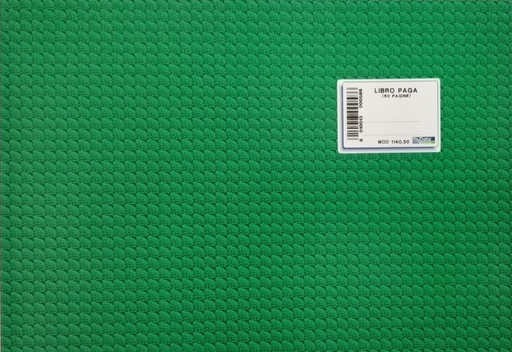 [500104] LIBRO PAGA REGISTRO 50 PAGINE